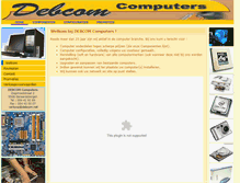 Tablet Screenshot of debcom.be
